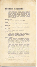 Cantrell Report Card 1911