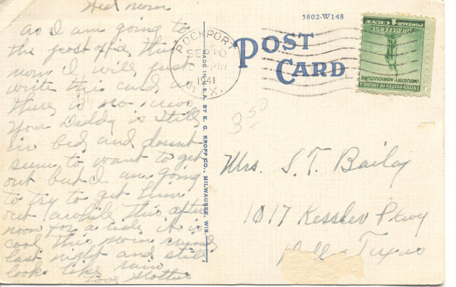 Coyote Linen Postcard