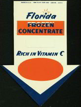 Florida Frozen Juice Sign