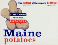 Maine Potato Sign