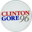 Clinton Gore Pinback Pin