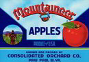 Mountaineer Apple Crate Label