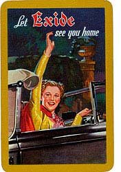 Exiide Auto Playing Card