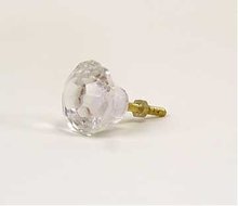 Glass Drawer Pulls - Clear 1.25
