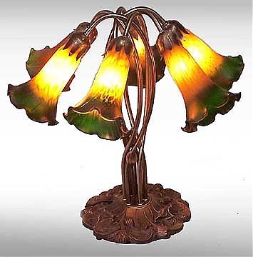 Lily Glass Lamp