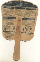 Laxative Advertising Fan 1900s