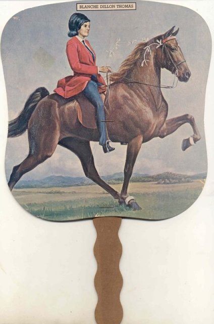 Blanche Dillon Thomas Advertising Fan