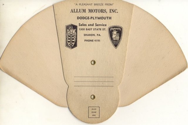 Plymouth Dodge Ad Fan