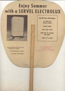 Servel Electrolux Advertising Fan 1950s