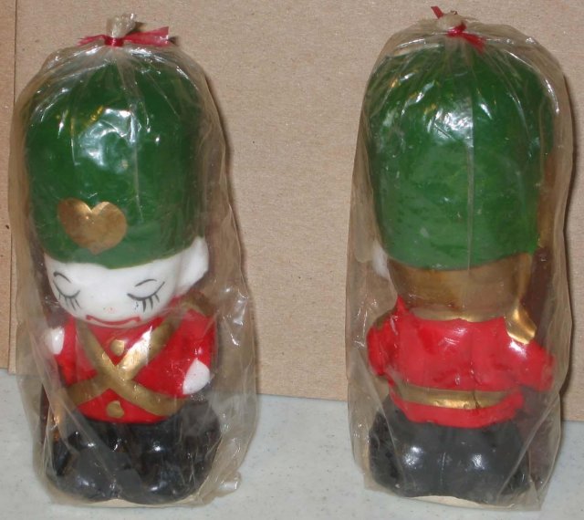 Solider Holiday Candles