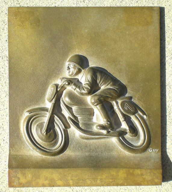 Metal Motorcycle Sign