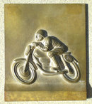Metal Motorcycle Sign