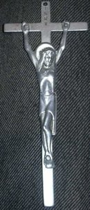 Aluminum Christ Crucifix