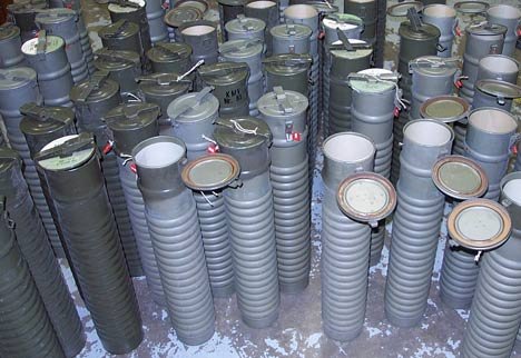 Military Mortar Shells Lot