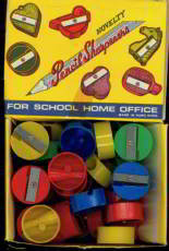 School Pencil Sharpener Display Box Full