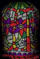 Psychedelic Flower Power Japanese Lantern