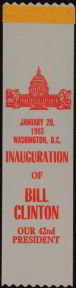 Bill Clinton Inanugural Ribbon
