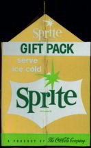 Sprite Soda Carton Carrier 1960s