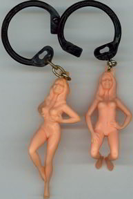 Nude Hippie Keychains 1960s