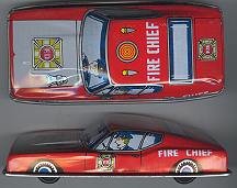 Fire Chief Litho Car