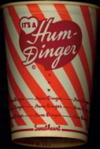 Hum-Dinger Milk Shake Cup 1960s