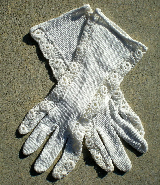 Tea Party Costume Gloves