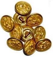 Brass Army Buttons