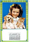 1942 Little Girl Calendar