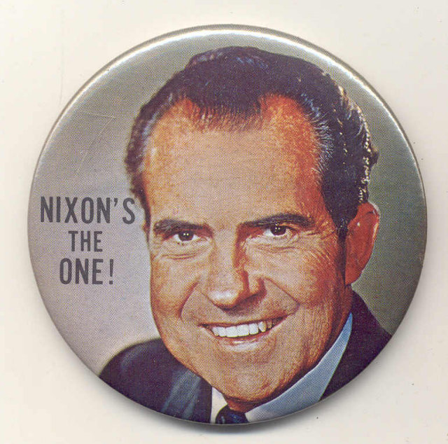 Richard Nixon Political Pinback