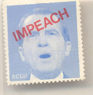 Impeach Nixon Postage Stamp