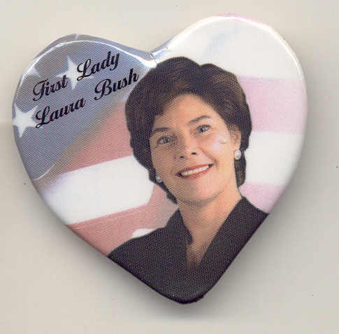 Laura Bush Pin