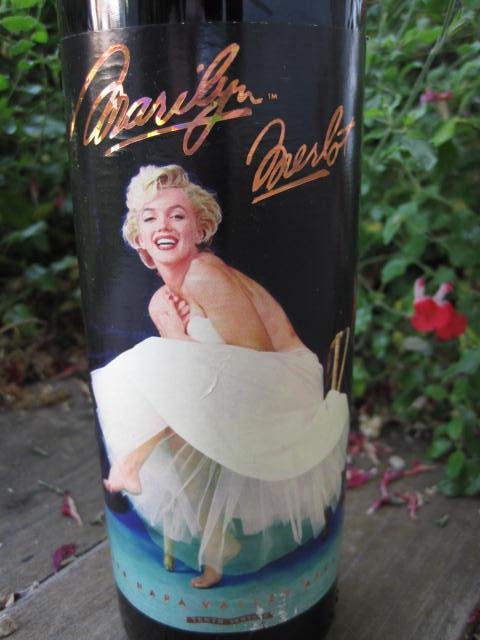 1994 Marilyn Monroe Red Wine Bottle Unopened