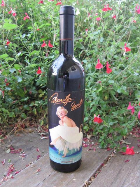 1994 Marilyn Monroe Red Wine Bottle Unopened