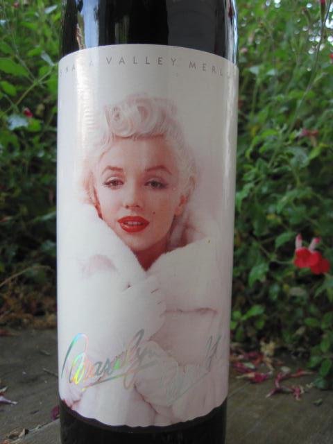1995 Marilyn Monroe Red Wine Bottle Unopened