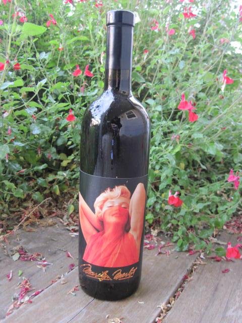 1997 Marilyn Monroe Red Wine Bottle Unopened