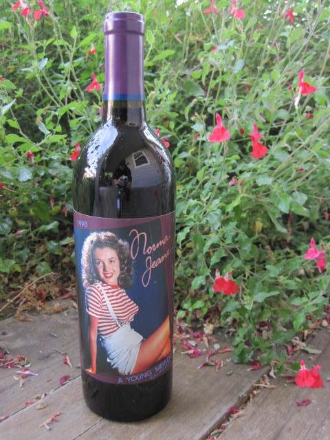 1998 Marilyn Monroe Red Wine Bottle Unopened