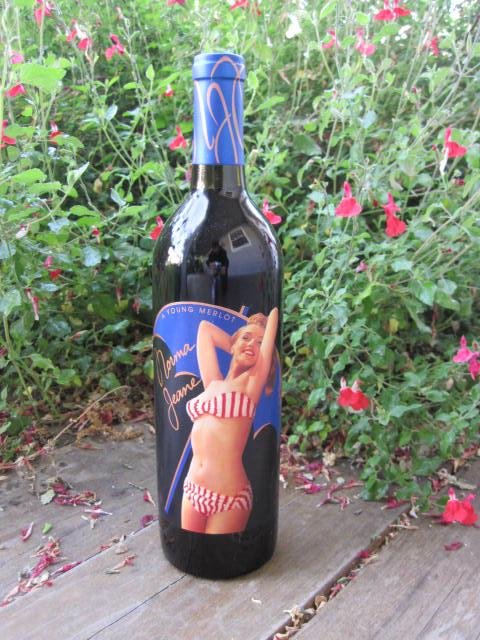 2003 Marilyn Monroe Red Wine Bottle Unopened