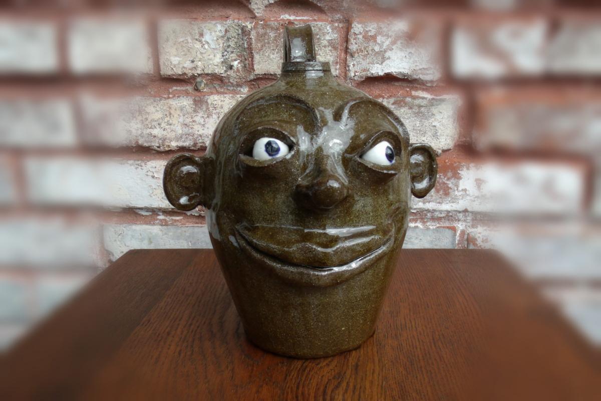 SC Pottery Facejug