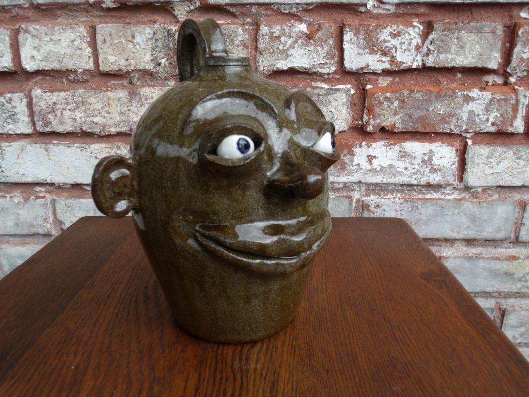 SC Pottery Facejug
