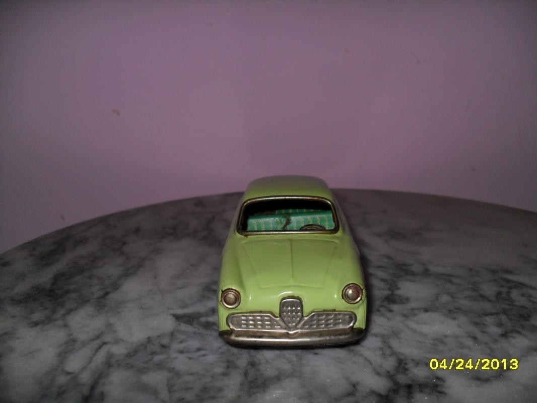 Vintage Tin Litho Friction Alfa Romeo car made in Japan