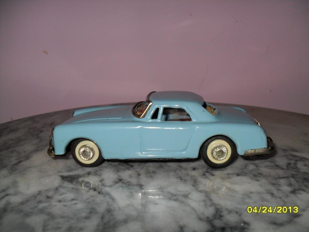 Vintage Tin Litho Friction Ferrari car made in Japan