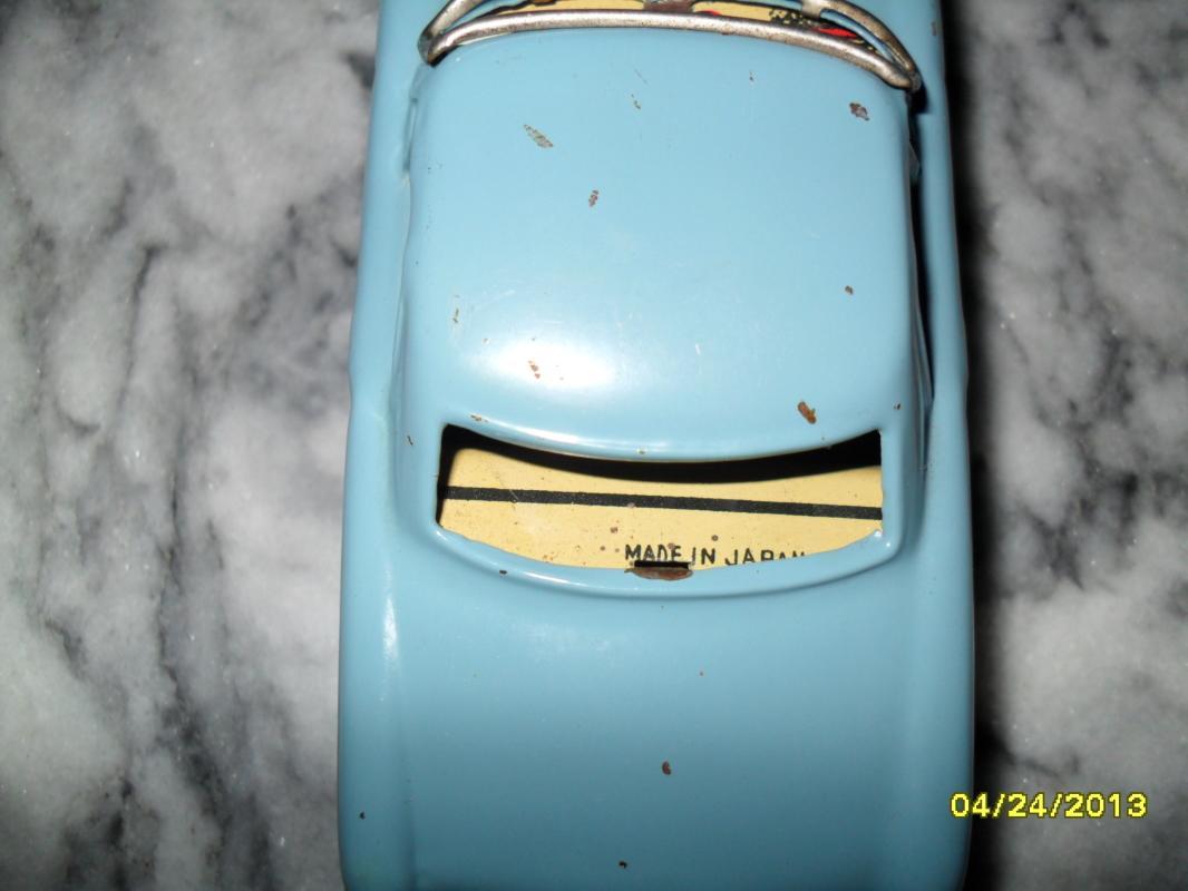 Vintage Tin Litho Friction Ferrari car made in Japan