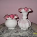 hobnail fluted vase 4 and a Hobnail ruffled edge