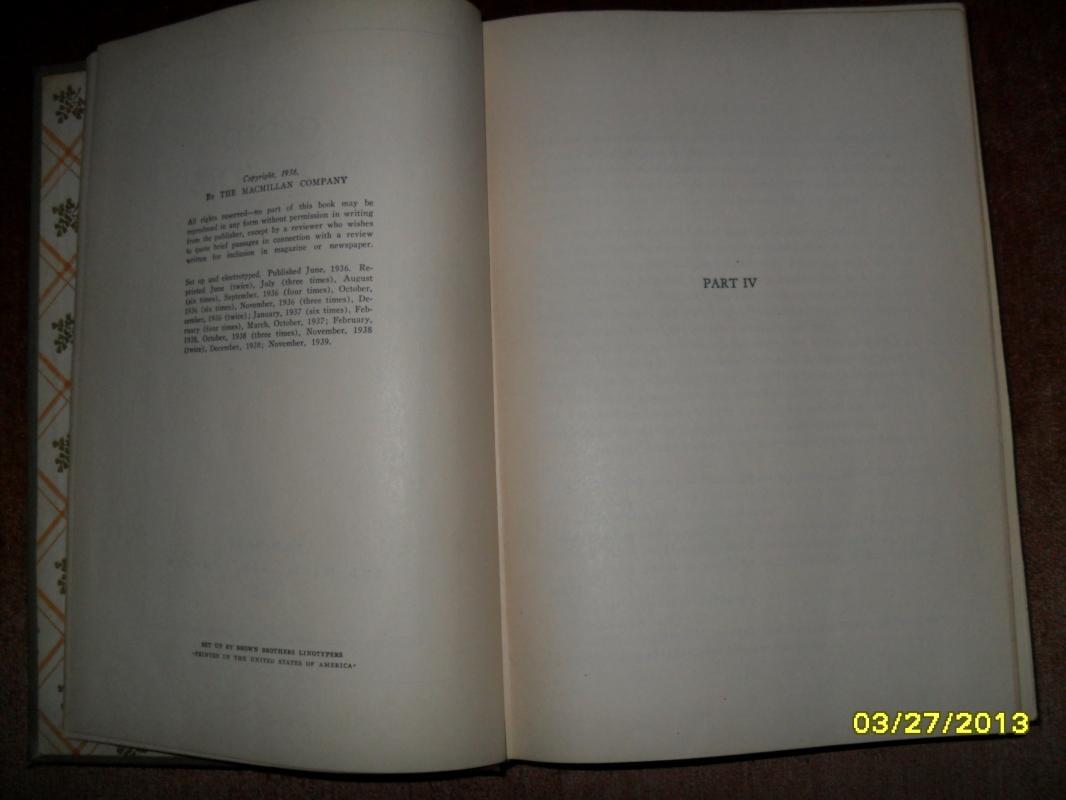 Gone With The Wind/Rare Two Volume First Edition