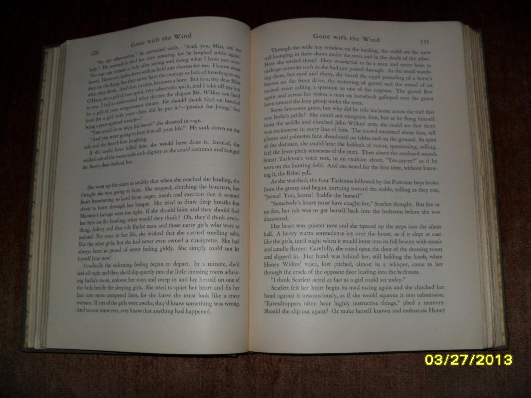 Gone With The Wind/Rare Two Volume First Edition