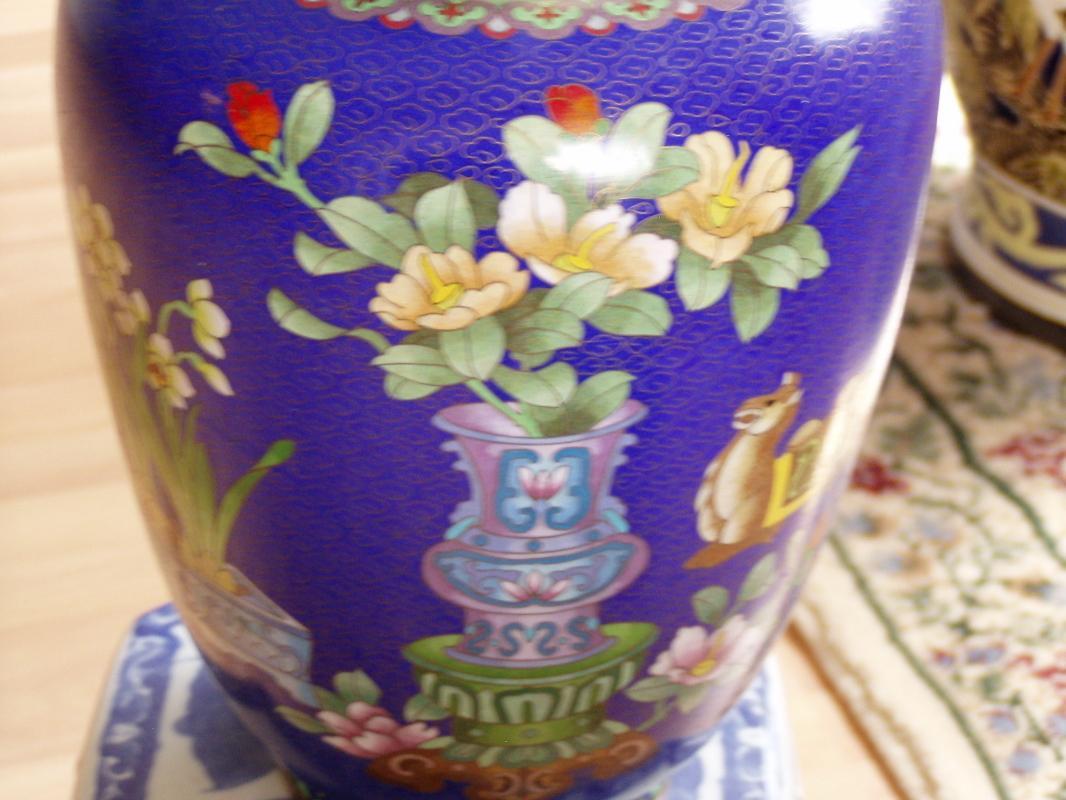 Chinese Cloisonne Vase