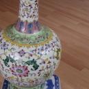 14 inch Chinese Vase with Ch'ing Dynasty mark