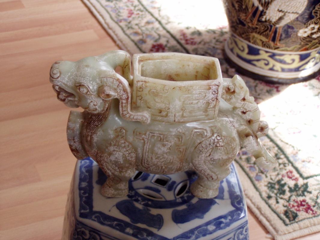 Chinese soapstone carving of a Beast ??