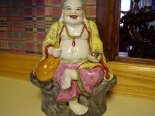 Large Sitting Happy Buddha