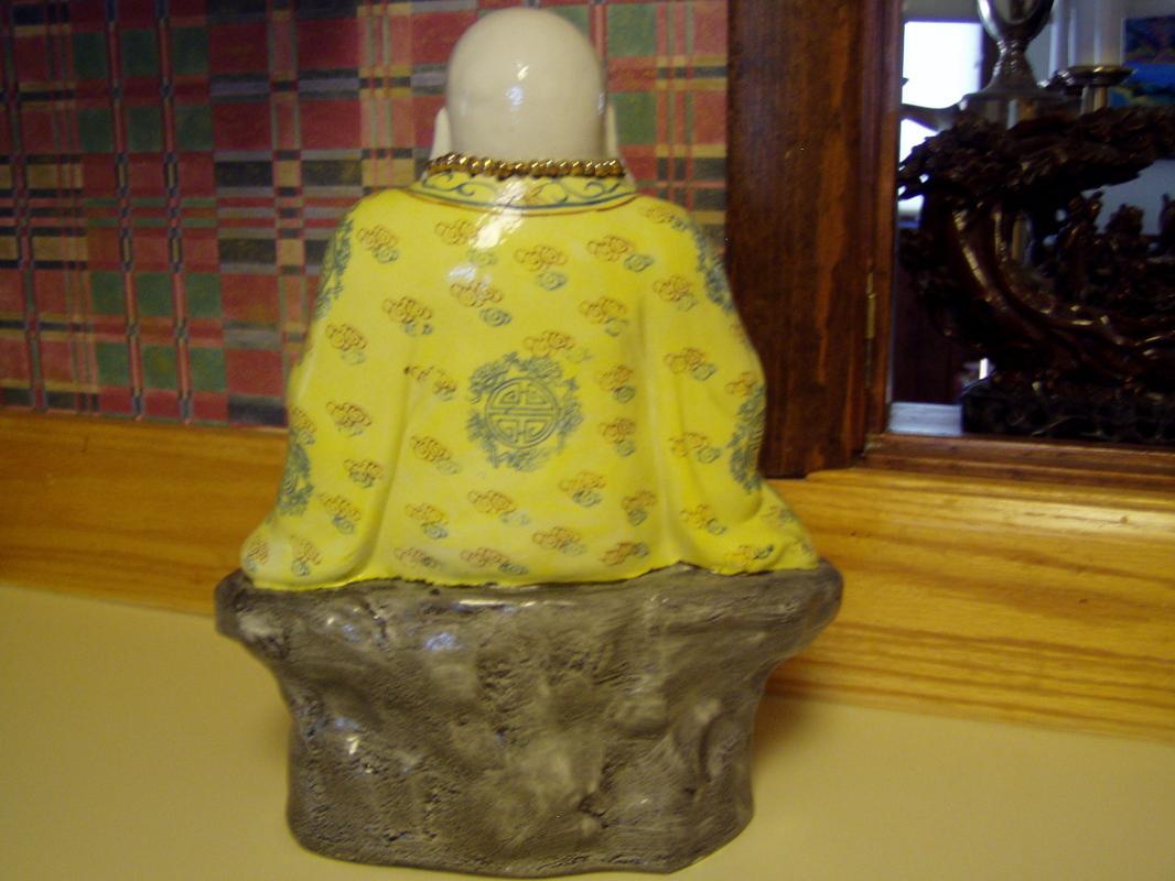 Large Sitting Happy Buddha